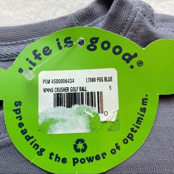 Life Is Good Gray Crusher T-Shirt Size Small New With Tags - Picture 4 of 9